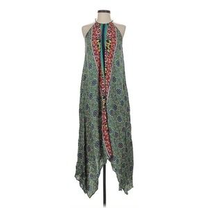 Anthropologie Ella Halter Hankerchief Maxi Dress